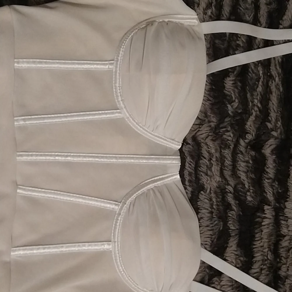 ✨Cream Sexy Corset Style Cocktail Dress - Picture 3 of 7